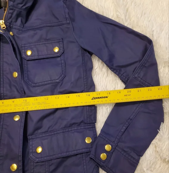 J. Crew Waxed Cotton Jacket XS - Picture 5 of 9